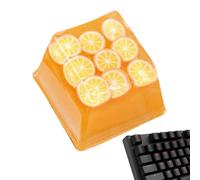Copritasti con frutta, copritasti con gelatina di Simpatico design creativo | Copritasti per tastiera meccanica Set di copritasti Arcade Scrivania da ufficio Desktop di casa Ka Arancia