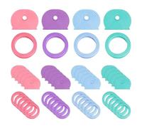 Copritasti Da 40 Pezzi, Copritasti Di Identificazione Chiavi, Copritasti In Plastica, Copritasti Colorati, Accessori Per Chiavi