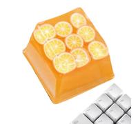 Copritasti in gelatina di , copritasti Simpatico design creativo di frutta | Accessori decorativi per computer per tastiera meccanica Set di copritasti Arcade Scrivania da ufficio Deskto Arancia