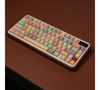 Copritasti Jelly PBT Cherry Profile Dye-Sub Doppia stampa Copritasti retroilluminati lateralmente 131 tasti Contorno Layout ISO per tastiera meccanica