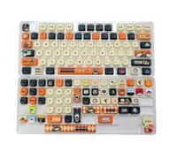 Copritasti PBT A Tema Robot Simpatico Cartone Animato Da 133 Tasti, Profilo KOA Alice Split Space Layout ISO Copritasti Personalizzati For Tastiera Meccanica Al 60%