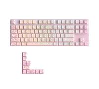 Copritasti PBT Con Stampa Laterale Sfumata, Design Double Shot Con Profilo Cherry, Compatibile Con Gli Interruttori Della Tastiera Meccanica MX(97Pink)