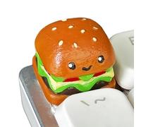 Copritasti per tastiera, accessorio per tastiera a forma di hamburger, ricambio per tastiera, in resina, per donne, uomini, adolescenti, digitazione al computer, programmazione, lavoro a casa