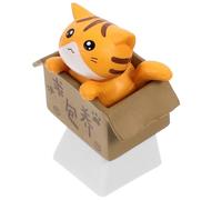 Copritasto Gatto Arancia Pbt Profilo R4 per Tastiera Meccanica | Keycap Decorativo, Compatibile la Riga Superiore, per Party e Compleanno
