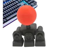 Copritasto Per Joystick Arcade, Copritastiera ESport, Sostituzione Tasti Da Gioco 2,56x1,97x2,52 Pollici Con Design In Stile Copritasti Resina Robusta, Accessorio Tastiera Meccanica L'utilizzo Nella C