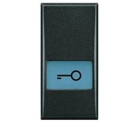Tasto serigraf 'chiave' 1 mod nero Bticino Axolute HS4921LF