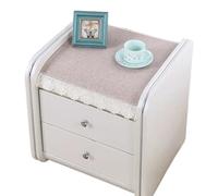 Copritavolo Comodino Tovaglia Antipolvere E Copri Elettrodomestici Marrone Verde 40x cm(Brown,40x45cm)