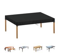 Copritavolo Da Esterno 160X100X15Cm Copri Tavolo E Sedie Da Esterno Teli Copertu