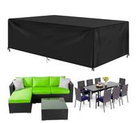 Copritavolo Da Esterno Impermeabile-Copertura Tavolo Esterno 95x70x80cm/LxWxH Copertura Mobili Da Esterno Tessuto Impermeabile Telo Copritavolo Esterno UV per Tavoli Sedie Copertura da Protezione