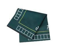 Copritavolo da Gioco Quadrato Verde in Poliestere e Gomma | Riduzione del Rumore, Design Antiscivolo, Protezione Duratura Contro Attrito e Danni al Piano