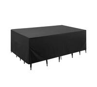 Copritavolo da Pranzo Esterno Resistente ai UV con Cinghie Regolabili e Ventilaz