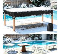 Copritavolo Esterno Impermeabile 70x50x40cm/LxPxA Copertura Tavolo Esterno | Oxford 420d, Resistente Alle Intemperie Balcone, Mobili Da Giardino, Antivento, Resistente Ai Raggi UV, Per Tavolo Giardino