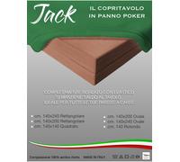 COPRITAVOLO Panno GIOCO Carte POKER JACK Verde PROTEGGI TAVOLO ritorto QUALITÀ E
