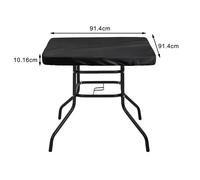 Copritavolo Patio Quadrato Impermeabile Resistente Esterno con Bordo Elastico