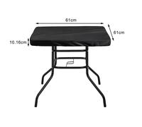 Copritavolo Patio Quadrato Impermeabile Resistente Esterno con Bordo Elastico