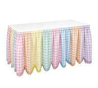Copritavolo per Cattedra della Classe 183 Cm Lunga Decorazione A Quadri Con