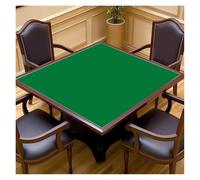 Copritavolo per Mahjong Tovaglia da Mahjong quadrata silenziosa e spessa, panno for il lavaggio delle mani, tappetino poker antiscivolo, tessuto moderno semplice for la casa(Green,RUBBER_90*90CM)