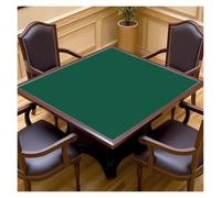 Copritavolo per Mahjong Tovaglia da Mahjong quadrata silenziosa e spessa, panno for il lavaggio delle mani, tappetino poker antiscivolo, tessuto moderno semplice for la casa(Dark green,RUBBER_85*85CM)