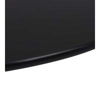 Copritavolo Rotondo Vetro Temperato Nero 300 mm