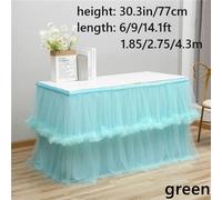 Copritavolo Ruffle a 2 Strati Tutù In Rete Décor Per Matrimonio E Banchetto