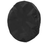 Copritavolo Tondo per Focolare Oxford Nero Pieghevole | Salvaspazio e Portatile, Riutilizzabile, Design Elegante, per Barbecue Esterno e Tavolo da Giardino