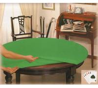 Copritavolo verde OVALE cm 135x220