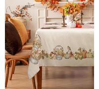 Copritavolo Zucca in gobelin di cotone tovaglia autunnale varie misure 6948