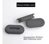Copritelaio Bici Nero 10pz Silicone 20x8mm per Bici per strada per telaio