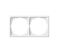 COPRITELAIO JUNG Copri telaio 2 posti, Dispositivi serie CD 500, Bianco