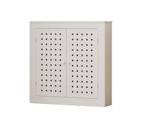 Copritermosifone bianco per la casa con design a doppia anta, mobiletto per copri termosifone con ripiano superiore, facile da installare e pulire, per soggiorno, came 80×70×15cm/(L31.5×H27.6×D5.9in)