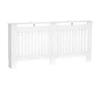 Copritermosifone in Legno MDF Bianco 172x19x81 cm