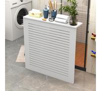 Copritermosifone moderno Bianco Mobiletto, Copertura per Radiatore Decorativa, Bella E Traspirante, Per Copertura Radiatore Per La Casa, Soggiorno(40 * 75 * 20cm/16 * 29.5 * 8in)