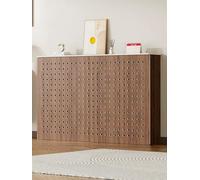 Copritermosifone Moderno, Copertura per Termosifone, Portafiori in Legno, Copri Calorifero Marrone per Soggiorno e Corridoio(80x90x15cm)