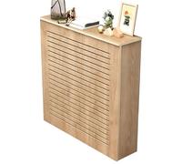 Copritermosifone Moderno Pannello Composito in Legno-Plastica Copri Termosifone per Riscaldamento a Pavimento Mensola Termosifone per Soggiorno Bagno Facile da Montare(80x90x20cm)