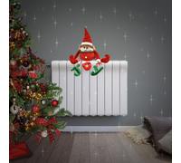 Copritermosifone Natalizio Forma Folletto con Scritta Joy Decorazione Natale