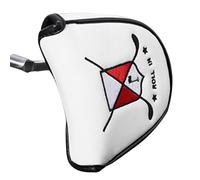 Copritesta da golf - Protezione premium per mazze da golf, custodia protettiva compatta per ferri da stiro, legni ibridi, morbida imbottitura, copertura elegante per viaggi, conservazione e organizzaz