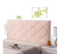 Copritesta Letto Matrimoniale Copri Testiera Letto Ferro Battuto Una Piazza E Mezza Fodera Elastica Protezione, Coprire Antipolvere per La Decorazione del Letto Lavabile,pink-100cm