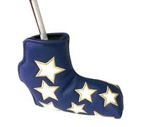 Copritesta per da golf con motivo a stella Protezioni Custodie per aste con maniche Impermeabilizza pelle PU Club PU per conducente