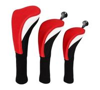 Copritesta per Mazze da Golf, Accessori Eleganti, di per Il Driver, Facili da Usare, Ideali Come Regalo. Copritesta robusti per Mazze da, Rosso