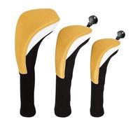 Copritesta per Mazze da Golf, Accessori Eleganti, di per Il Driver, Facili da Usare, Ideali Come Regalo. Copritesta robusti per Mazze da, Giallo