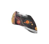 Copritesta per mazze da golf in ferro da golf con pianeti spaziali colorati e terrestri, resistente all'acqua, adatto per la maggior parte delle mazze