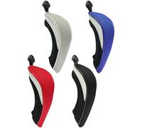 Copritesta per mazze da golf in legno e ibridi, in rete traspirante, con etichette intercambiabili, protezione impermeabile per viaggi, stoccaggio, giochi di corso e organizzazione di tornei