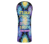 Copritesta per mazze da golf The Thing You Do Today is Breathe impermeabile con etichette numeriche per copertura del conducente para carro de Golf