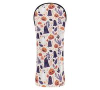 Copritesta singolo per golf Halloween nelle foreste in pelle PU per boschi e conducenti Fairway Hybrid