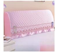 Copritestata Elastica, Copriletto Universale all-Inclusive, Protezione per Testiera Lavabile e Antipolvere, Adatta per Letti Matrimoniali/Singoli,Princess Pink,200cm