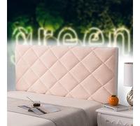 Copritestata Elasticizzata per Letto Contenitore Bianca Testiera Raccordi Fodera Elastica Protezione, Coprire Antipolvere Lavabile per Decorazione Camera Letto,pink-180cm