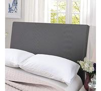 Copritestata Letto Matrimoniale Copri Testiera Letto Elastico Fodera Per Tessuto In Pelle In Pelle Schienale Letto Copertura Protettiva Antipolvere Decorazione Della Camera Da Letto,Grey-200x65cm