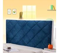 Copritestata Letto Matrimoniale Elastica Imbottita Copri Testiera Letto Fodera Cuscino Testiera Letto Schienale Matrimoniale Cover Addensare AntiGraffio Cuscino,blue-150cm