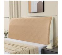 Copritestata Letto Rinfrescante For L'estate, Copritestata Elasticizzata In Seta Ghiacciata Con Tasche Laterali, Copritestata Antipolvere For L'arredamento Della Camera(Camel,200x60cm/79x24in)