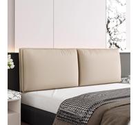 Copritestata per letto rettangolare cuscino da lettura testiera in tessuto tecnico imbottita cuscini a cuneo per lo schienale del divano letto testiera rimovibile cuscino lombare copripolvere(Straps 1